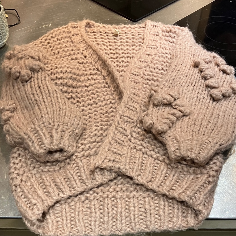 Chunky Knit Women Sweater - Pink